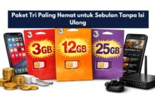 Paket Tri Paling Hemat untuk Sebulan Tanpa Isi Ulang