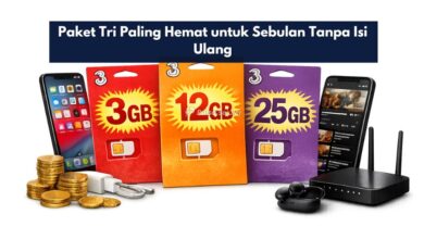 Paket Tri Paling Hemat untuk Sebulan Tanpa Isi Ulang