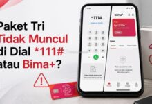 Paket Tri Tidak Muncul di DiaL