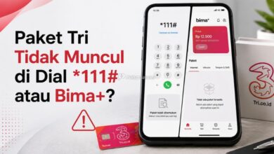 Paket Tri Tidak Muncul di DiaL