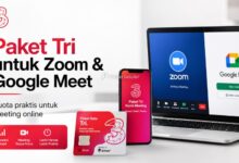 Paket Tri untuk Zoom & Google Meet