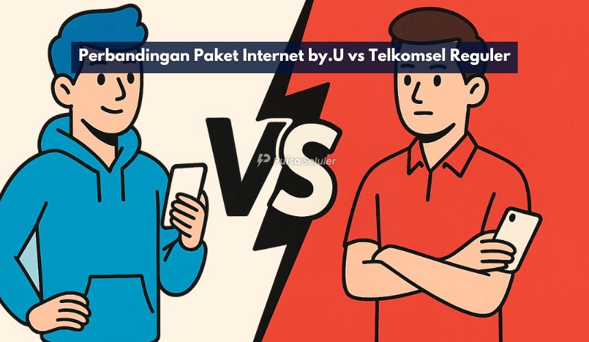 Perbandingan Paket Internet by.U vs Telkomsel Reguler