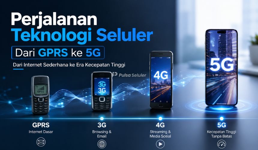 Perjalanan Teknologi Seluler dari GPRS ke 5G