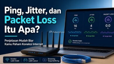 Ping Jitter dan Packet Loss