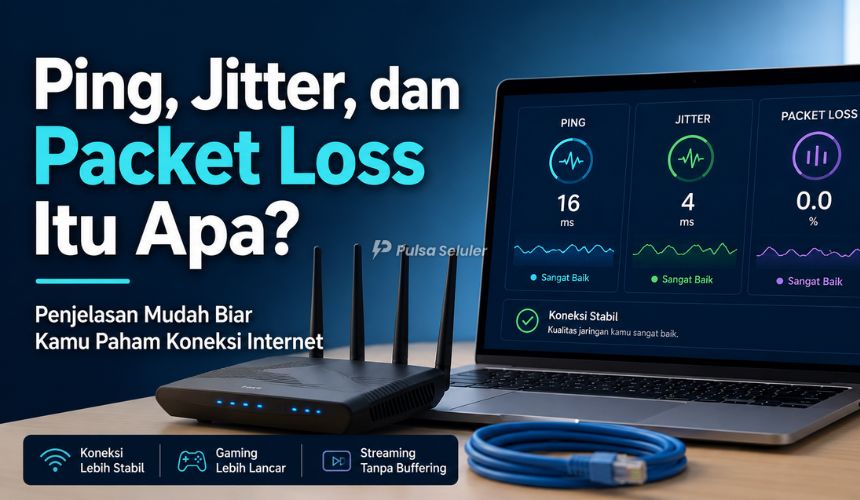 Ping Jitter dan Packet Loss