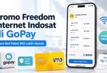 Promo Freedom Internet Indosat di GoPay