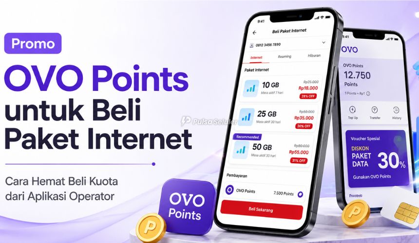 Promo OVO Points untuk Beli Paket Internet