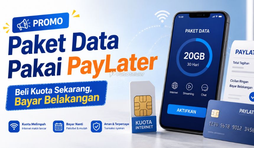 Promo Paket Data Pakai PayLater
