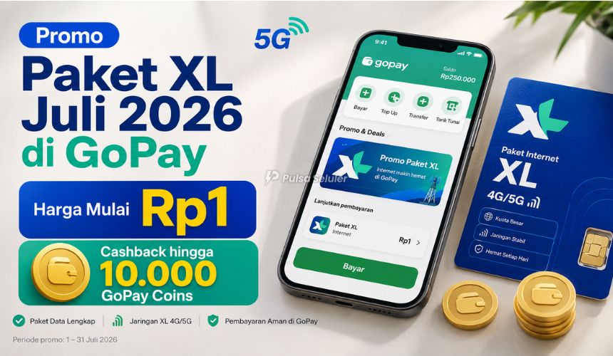 Promo Paket XL Juli 2026 di GoPay