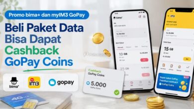 Promo bima+ dan myIM3 GoPay