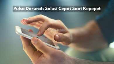 Pulsa Darurat: Solusi Cepat Saat Kepepet