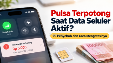 Pulsa Terpotong Saat Data Seluler Aktif
