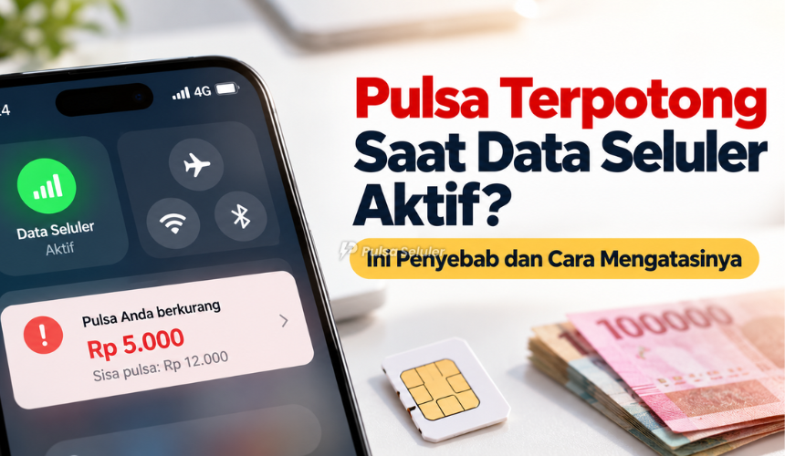 Pulsa Terpotong Saat Data Seluler Aktif