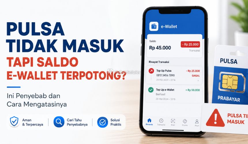 Pulsa Tidak Masuk Tapi Saldo E-Wallet Terpotong