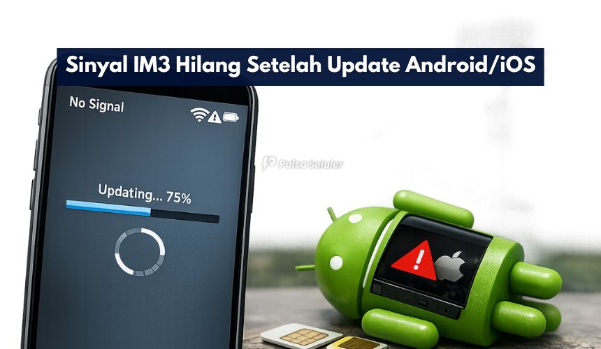 Sinyal IM3 Hilang Setelah Update Android/iOS