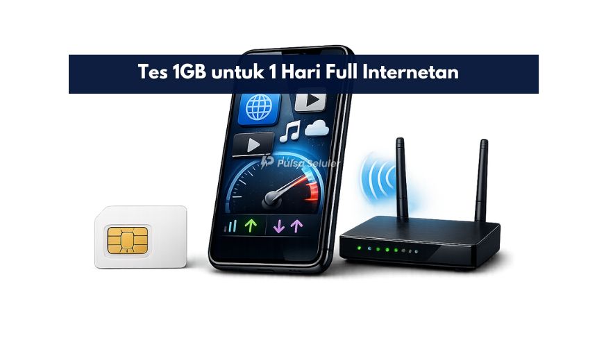 Tes 1GB untuk 1 Hari Full Internetan