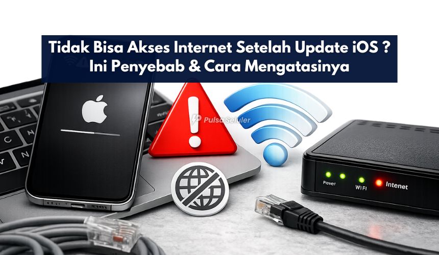 Tidak Bisa Akses Internet Setelah Update iOS ? Ini Penyebab & Cara Mengatasinya