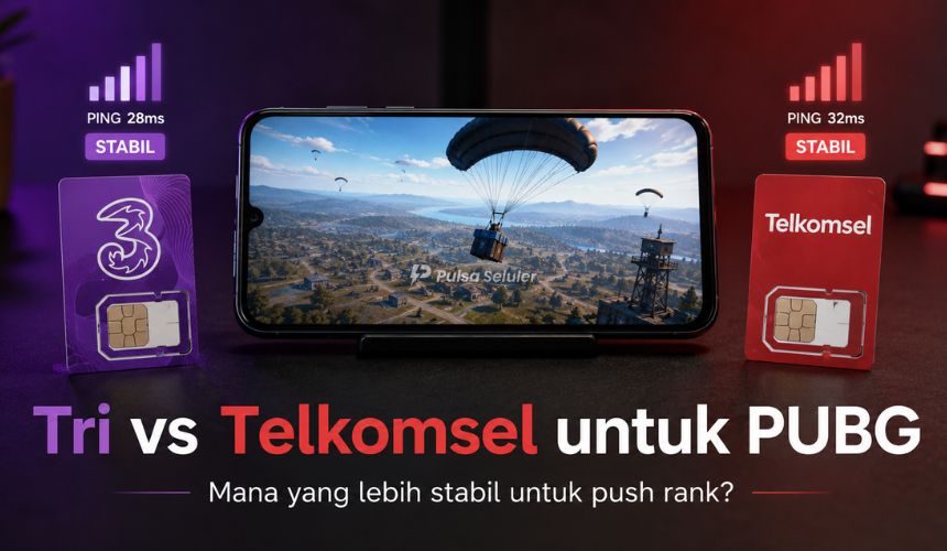 Tri vs Telkomsel untuk PUBG