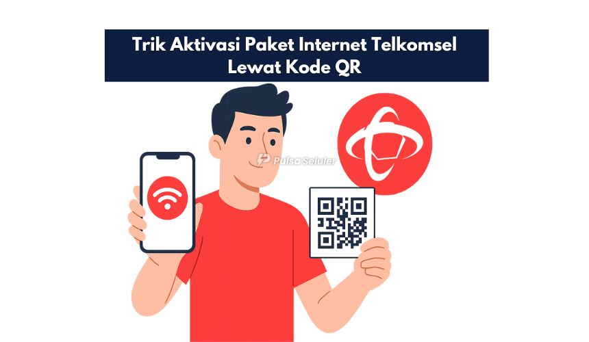 Trik Aktivasi Paket Internet Telkomsel Lewat Kode QR