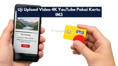 Uji Upload Video 4K YouTube Pakai Kartu IM3