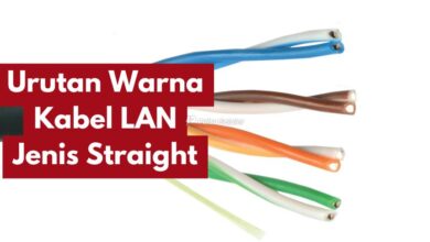 Urutan Warna Kabel LAN Jenis Straight