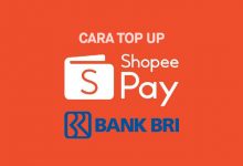 Cara Top Up Saldo ShopeePay Dari Bank BRI