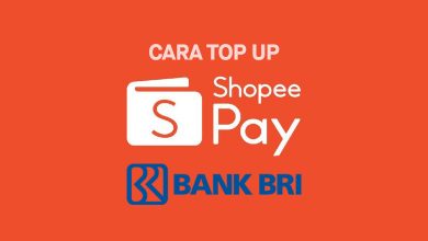 Cara Top Up Saldo ShopeePay Dari Bank BRI