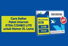 Cara Isi / Daftar Paket XL Xtra Combo Lite Di Nomor Kartu XL Lama