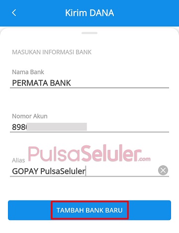 DANA Permata Bank GOPAY