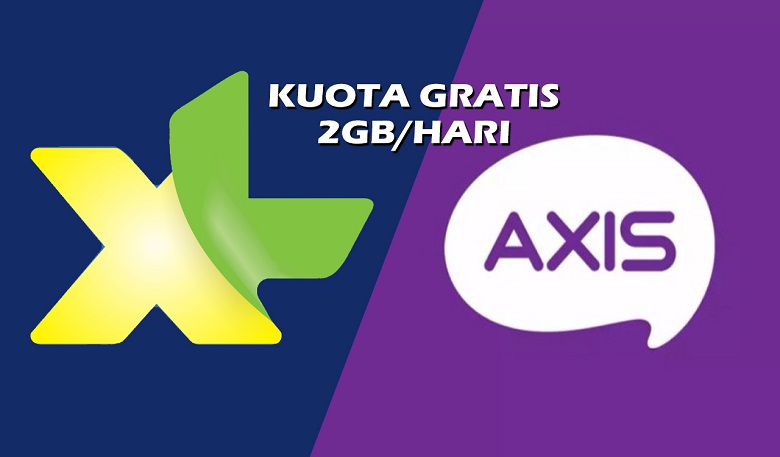 Cara Aktifkan Kuota Gratis XL dan AXIS 2GB Per Hari