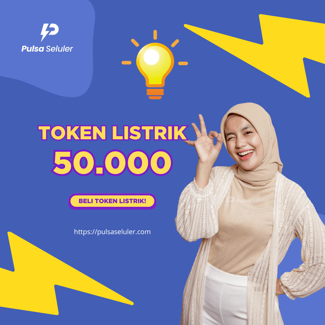 Token PLN PLN Prabayar - Pulsa Token Listrik 50.000