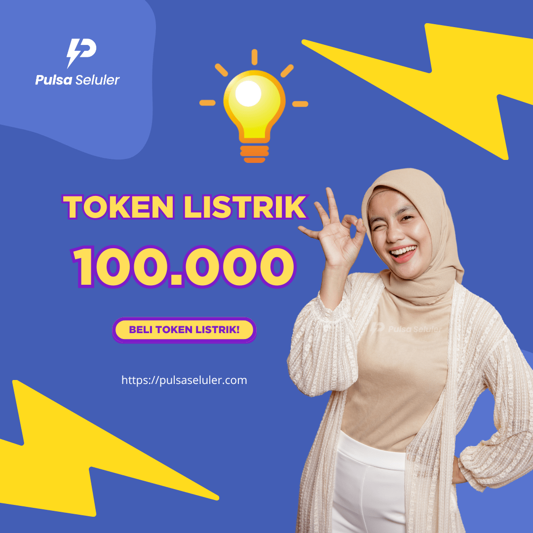 Token PLN PLN Prabayar - Pulsa Token Listrik 100.000